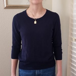 J. Crew 3/4 length sleeve sweater top
